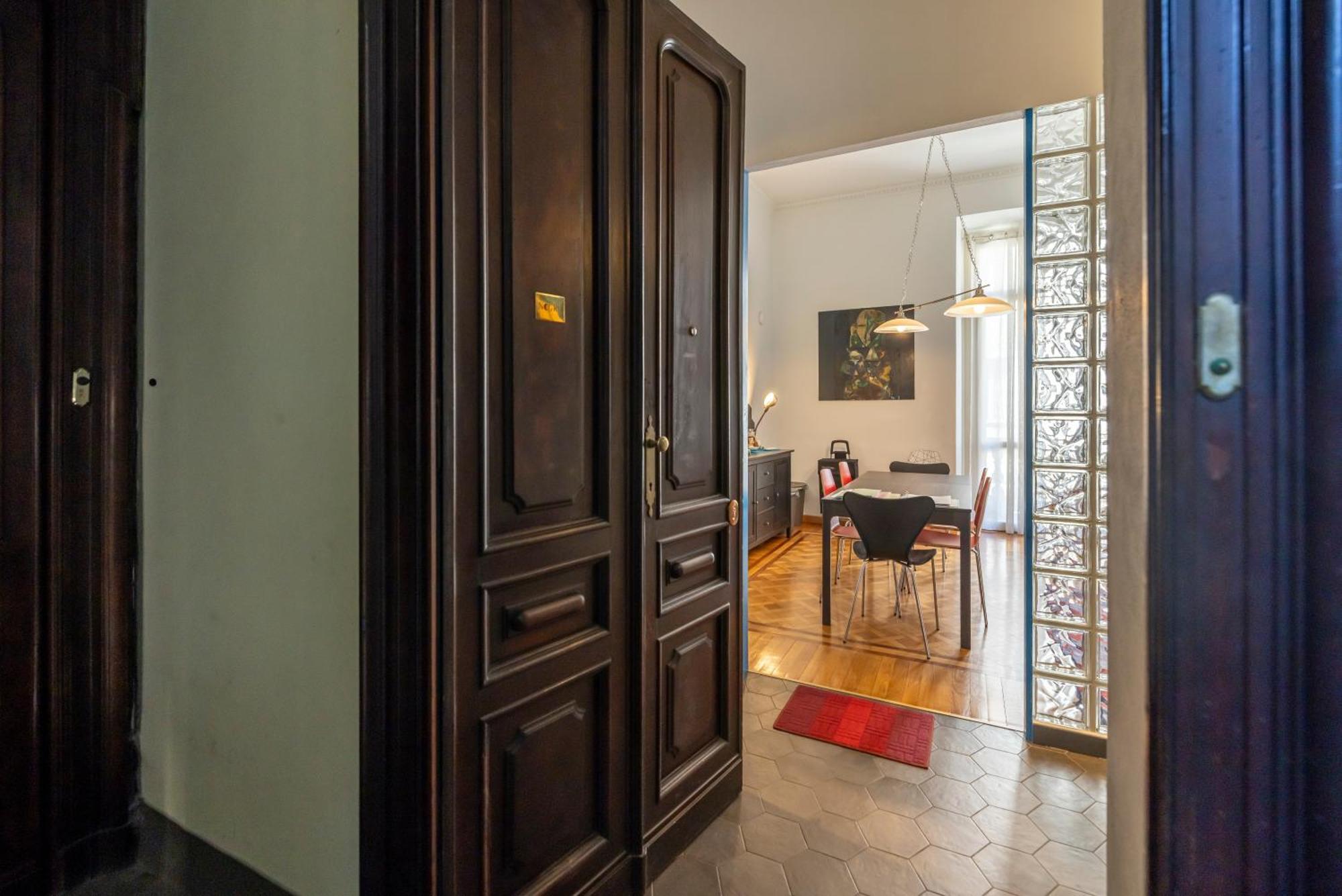 Apartamento Nonpertutti Piazza Castello Accessibile Senior Famiglie